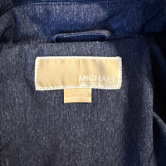 Michael Kors Dark Blue Quilted Jacket - Picture 3 of 4